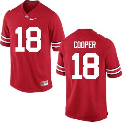 NCAA Ohio State Buckeyes Men's #18 Jonathan Cooper Red Nike Football College Jersey SZT2645KK